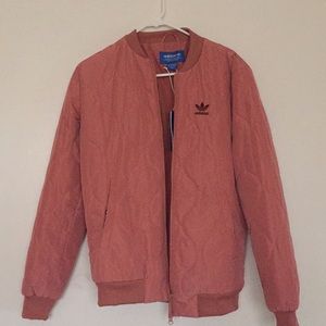 Adidas quilted bomber jacket